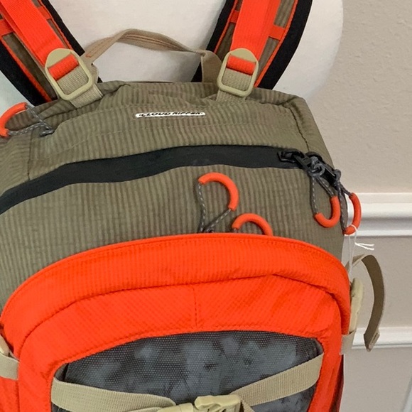 Jansport MAZAMA backpack - Slate Grey/Orange Ember - Picture 3 of 15